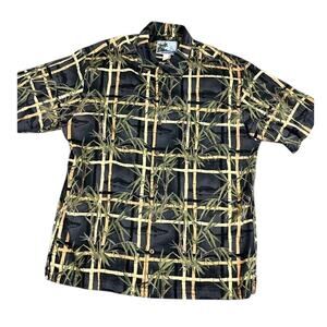 Men's AFTCO Bluewater Hawaiin Shirt  Size Large  EUC